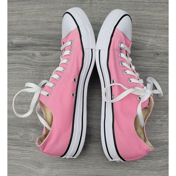 Chuck‎ Taylor Converse Pink Low Top All Star Sneakers Womens 11 Mens 9 - Picture 7 of 11